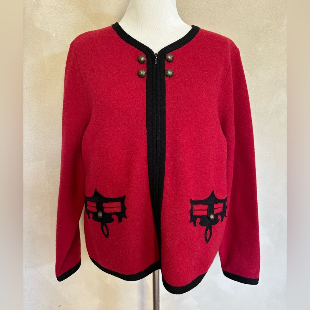 Icelandic Designs Zippered Front Wool Jacket - image 1